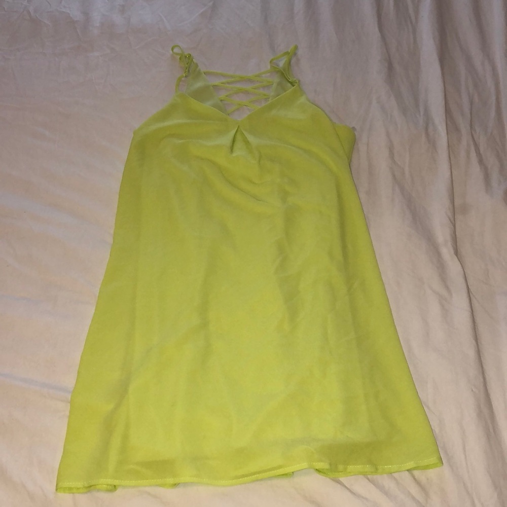Lime Colored Dress